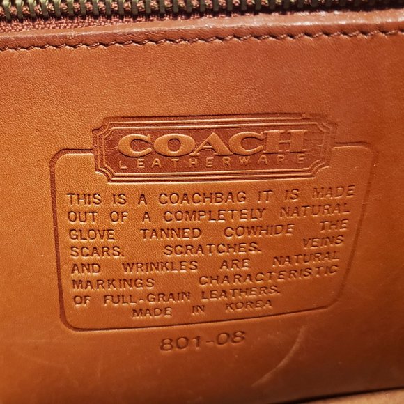 Coach Bags Vintage Leather Crossbody Purse Poshmark
